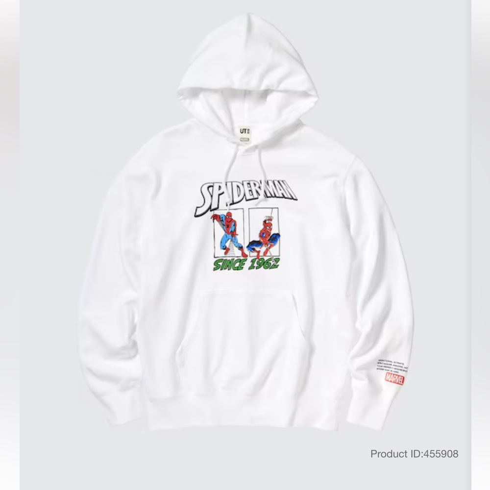 MARVEL from UNIQLO Spider-Man Graphic Cotton Hoodie